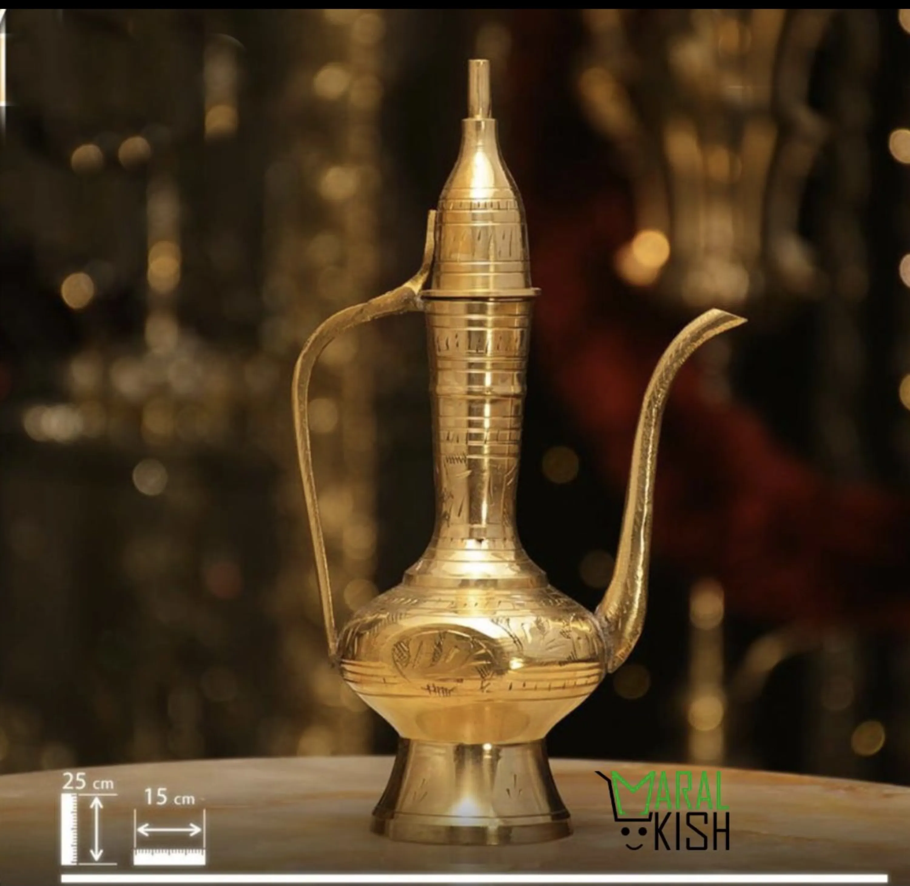 گلاب پاش قلم زنی 25 سانتی گلاب پاش قلم زنی 25 سانتی